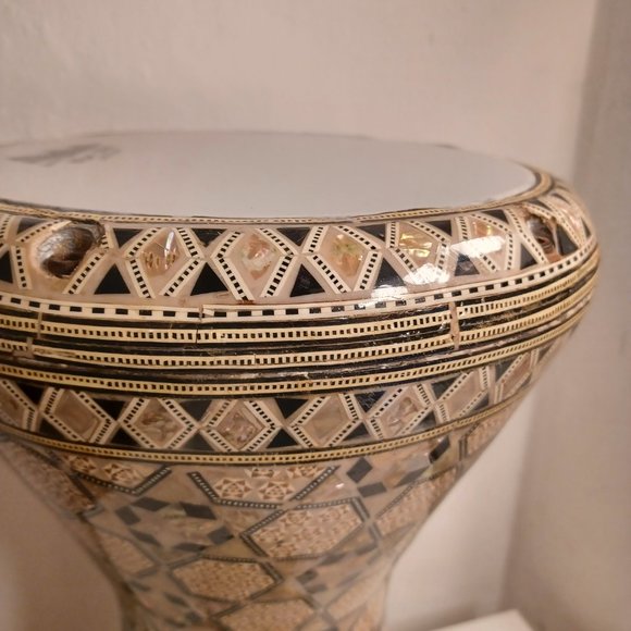 Premium Drum Darbuka Set with Case and Tambourine - Great Condition - Picture 7 of 9